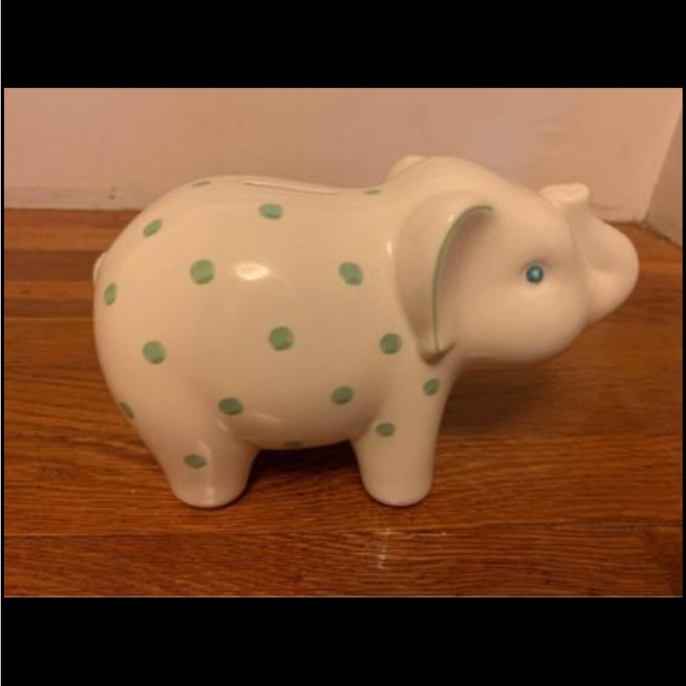 Tiffany & Co. elephant piggie bank
